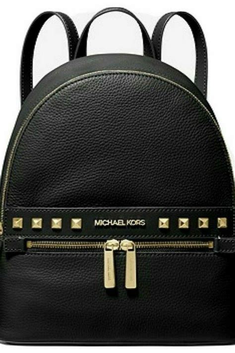 Kenly Medium Studded Pebbled Leather Backpack 